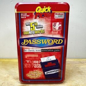 Password 5th Edition Quick Picks NEW SEALED Endless Games 2008 1000 New Words